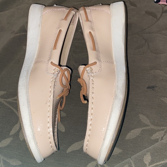 Light pink Leather Sperry Top Sider boat shoes size 9M - Picture 3 of 4